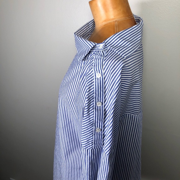 Aritzia Babaton Abram striped long sleeve blouse - Picture 8 of 14